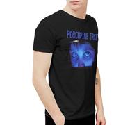 JUYHGGTFY AlexisW Porcupine Tree Fear of A Blank Planet Men's T-Shirts Black Manches Courtes(XX-Large)