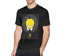 JUYHGGTFY Assassination Classroom Korosensei T Shirt Mens Leisure Cotton Round Neck Short Sleeves Shirts Manches Courtes(Small)