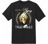 JUYHGGTFY Back to The That I Was Stevie- Nicks T Shirt Funny Vintage Gift Men Women Manches Courtes(XX-Large)