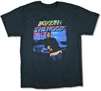 JUYHGGTFY Boyz N The Hood Car Mens Black T Shirt Black Manches Courtes(Small)
