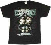 JUYHGGTFY Chuang Escape The Fate Brain Dead Masquerade World Tour AZ-Ca Men's Graphic T Shirt Black Manches Courtes(X-Large)