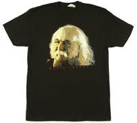 JUYHGGTFY David Crosby-Profile-Croz 2016 Tour 3X Brown Lightweight White t Shirt Women Manches Courtes(X-Large)