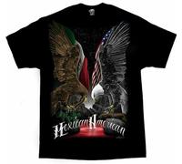 JUYHGGTFY David Gonzales DGA Chicano Chicana Lowrider Art Mexican American Mens t Shirts Manches Courtes(Medium)