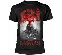 JUYHGGTFY Death 'The Sound of Perseverance' (Black) T-Shirt Black Manches Courtes(Large)