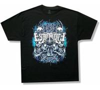 JUYHGGTFY Escape The Fate Skulls Tour Black Mens Women T Shirt 100% Cotton X NEW68139 Manches Courtes(XX-Large)