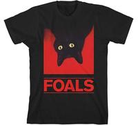 JUYHGGTFY Foals Pidge Herren-Plain White t Shirt, 100% Baumwolle, WeiGelbSchwarzRot Manches Courtes(X-Large)