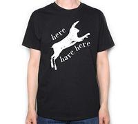 JUYHGGTFY Here Hare Here T Shirt - Cult Movie Comedy for Poachers & Terrible CTs Manches Courtes(XX-Large)