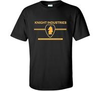 JUYHGGTFY Knight Industries Knight-Rider 80s TV Show Mens Women T Shirt 100% Cotton Manches Courtes(Small)