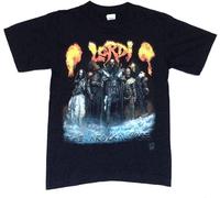 JUYHGGTFY Lordi The Arockalypse 2007 Tour Black T Shirt New Band Merch Nos Manches Courtes(XX-Large)