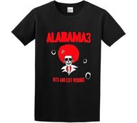 JUYHGGTFY Men's Alabama 3 Hits and Exit Wounds Regular Fit T Shirt Manches Courtes(Small)