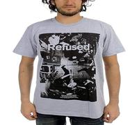 JUYHGGTFY Mens Live Photo T Shirt Black Manches Courtes(Large)