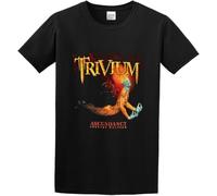 JUYHGGTFY Men's Trivium Ascendancy Short Sleeve O Neck Manches Courtes(Large)