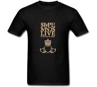 JUYHGGTFY mixia Men's Simple Minds Heart Shorts Baumwolle T-Shirt Manches Courtes(Large)