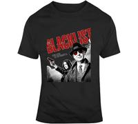 JUYHGGTFY NAKU The Blacklist TV Show Raymond Red Reddington Elizabeth Keen T Shirt Black Black Manches Courtes(Medium)