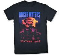 JUYHGGTFY Roger Waters Desert Pig Us + Them Tour Black T Shirt New Manches Courtes(3X-Large)