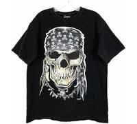 JUYHGGTFY Skeletor Playa Del CarMenexico Mare Blue Yellow Mens Women T Shirt 100% Cotton Day of The Dead Skull Manches Courtes(XX-Large)