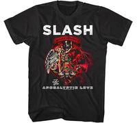 JUYHGGTFY Slash Apocalyptic Love Album Men's T Shirt Myles Kennedy Conspirators Angel BlackBlack Manches Courtes(Medium)