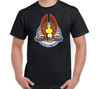 JUYHGGTFY The Fall Guy T-Shirt Mens Retro 80s TV Show Program Stuntman Airwolf A-Team Top Manches Courtes(Medium)