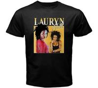 JUYHGGTFY The Miseducation of Lauryn Hill The Fugees Men's Black Tshirt Black Manches Courtes(3X-Large)