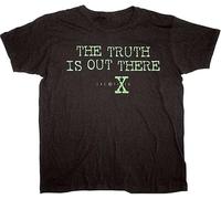 JUYHGGTFY The X Files The Truth is Out There Blacken's T-Shirt TeeBlack Manches Courtes(Large)
