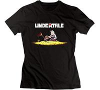 JUYHGGTFY Undertale Ost Megalovania Extended Women's T Shirt Manches Courtes(Small)