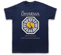 JUYHGGTFY UUP The Dharma Initiative Lost TV T-Shirt Mens Manches Courtes(3X-Large)