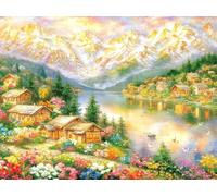 JUYIYUANFUZH 11CT DIY Kit Broderie Point De Croix ÉChos Du CréPuscule 2 DebutantLoisirs Point De Croix Kit Complet Pour Art DéCoration 15.7 * 19.7In