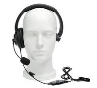 JUYODE Casque antibruit pour talkie-walkie avec fonction PTT VOX pour APX4000 APX6000 APX7000 APX8000 XPR6350 XPR6550 XPR7350 XPR7550 XPR7550 XPR6550e 7550e 7550e E Un côté