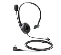 JUYODE Casque supra-auriculaire unique avec micro perche pour talkie-walkie 2 broches CP100 CP185 CP200d CLS1110 CLS1410 CLS1413 RDM2070D RDU2020 RDU2080D RDU4100 RDU4160D