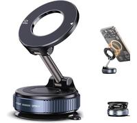 JUYOSOFT Support de téléphone magnétique à ventouse pour voiture, salle de sport, miroir, douche, compatible avec tous les smartphones et tous les modèles de voiture