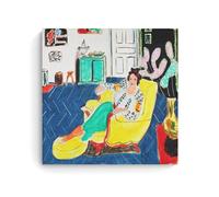 JUYOZ Henri Matisse Painter Works《Femme assise dans un fauteuil》Poster Impression sur toile Décoration murale Idée cadeau esthétique 60 x 60 cm