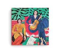 JUYOZ Henri Matisse Peinture sur toile Œuvres de peintre Musique - Impression sur toile d'œuvres d'art pour chambre à coucher et salon 70 x 70 cm