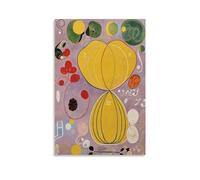 JUYOZ Hilma Af Klint Painter Works《The Ten Largest, No5》 Poster décoratif moderne pour chambre à coucher 40 x 60 cm