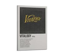 JUYRRGGRG Vitalogy by Pearl Jam Poster sur toile - Impression artistique moderne pour salon - 40 x 60 cm - Style cadre