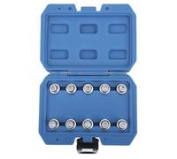 JUZ extracteur d'écrou de roue 10 pièces Kit antivol d'installation de dissolvant de jeu de clés d'écrou de roue de 7544796166432