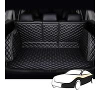JUZELY Tapis Coffre Voiture pour Mercedes Benz GLK 2008-2024, Durables Voiture Cuir Tapis De Coffre Entièrement Entouré Personnalisation Protection IntéRieurs Accessoires,Blackstyle
