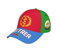 JUZGTSIT Casquette de baseball avec drapeau de l'Érythrée - Imprimé 3D - Unisexe - Réglable - Pour adulte, multicolore, Taille unique