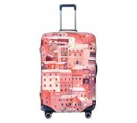 JUZGTSIT Housse de protection élastique pour bagages de 58,4 à 66 cm Motif poisson corail, Orange Apartment Snowflake, S, Classique