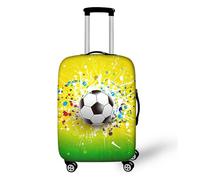 JUZGTSIT Housse de protection élastique pour valise, motif ballon de football, taille S (45,7 à 50,8 cm), Aquarelle., XL, Classique