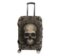 JUZGTSIT Housse de protection élastique pour valises de 45,7 à 81,3 cm, style gothique, tête de mort, pour bagage à main approuvé par la TSA, Style :, S, Classique