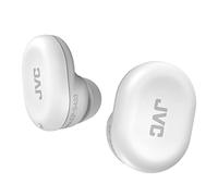 JVC Bouchons d'oreille EP-S433 – Réduction de bruit, coussin d'air, embouts mémoire S/M (Blanc)