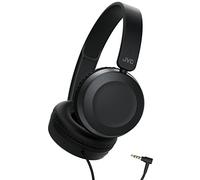 JVC Casque supra-aural pliable filaire HA-S31M-B-E – Télécommande et micro pour smartphones, noir