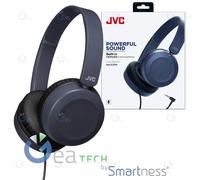 JVC Casque Pliable Suraléger Avec Télécommande Microphone HA-S31M-A-E BLEU