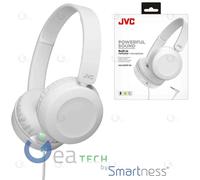JVC Casque Pliable Suraléger Avec Télécommande Microphone HA-S31M-W-E BLANC