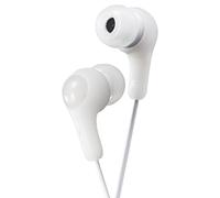 JVC Écouteurs Intra-Auriculaires Gumy HAFX7W, Son Puissant, Ajustement Confortable et sûr, Embouts en Silicone S/M/L - HAFX7W Blanc