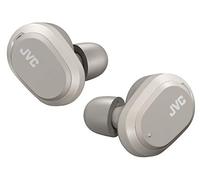 JVC Ecouteurs Réduction de Bruit avec l'embout en Mousse à mémoire de Forme, Ecouteur véritablement sans Fil, Total 32H d'autonomie, Commande Tactile, Résistant à la Pluie IPx4, HA-A50T-H(Gris)