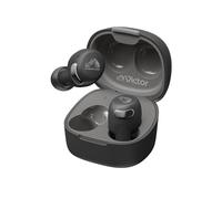 JVC Ecouteurs True Wireless Noise Cancelling, Confort et qualité sonore améliorés, Application Smartphone, Connexion Multipoints, HA-A30T2-B (Noir)