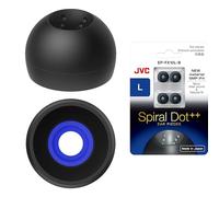JVC EP-FX10 Lot de 4 Embouts en Spirale pour Oreillettes Taille S à L Compatible avec de Nombreux modèles JVC