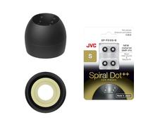 JVC EPFX10 Lot de 4 Embouts en Spirale pour Oreillettes Noir Taille S à L Compatible avec de Nombreux modèles JVC (Petit)