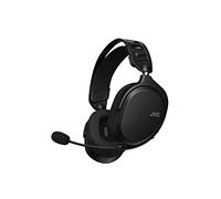 JVC GG01W Casque de jeu ultraléger pour un confort supérieur, connexion sans fil 2,4 GHz (faible latence 40 ms), unité pilote de 40 mm, microphone et câble amovibles, design léger - GG01W (noir)